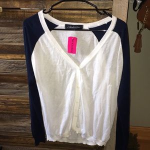 Thin cardigan sweater